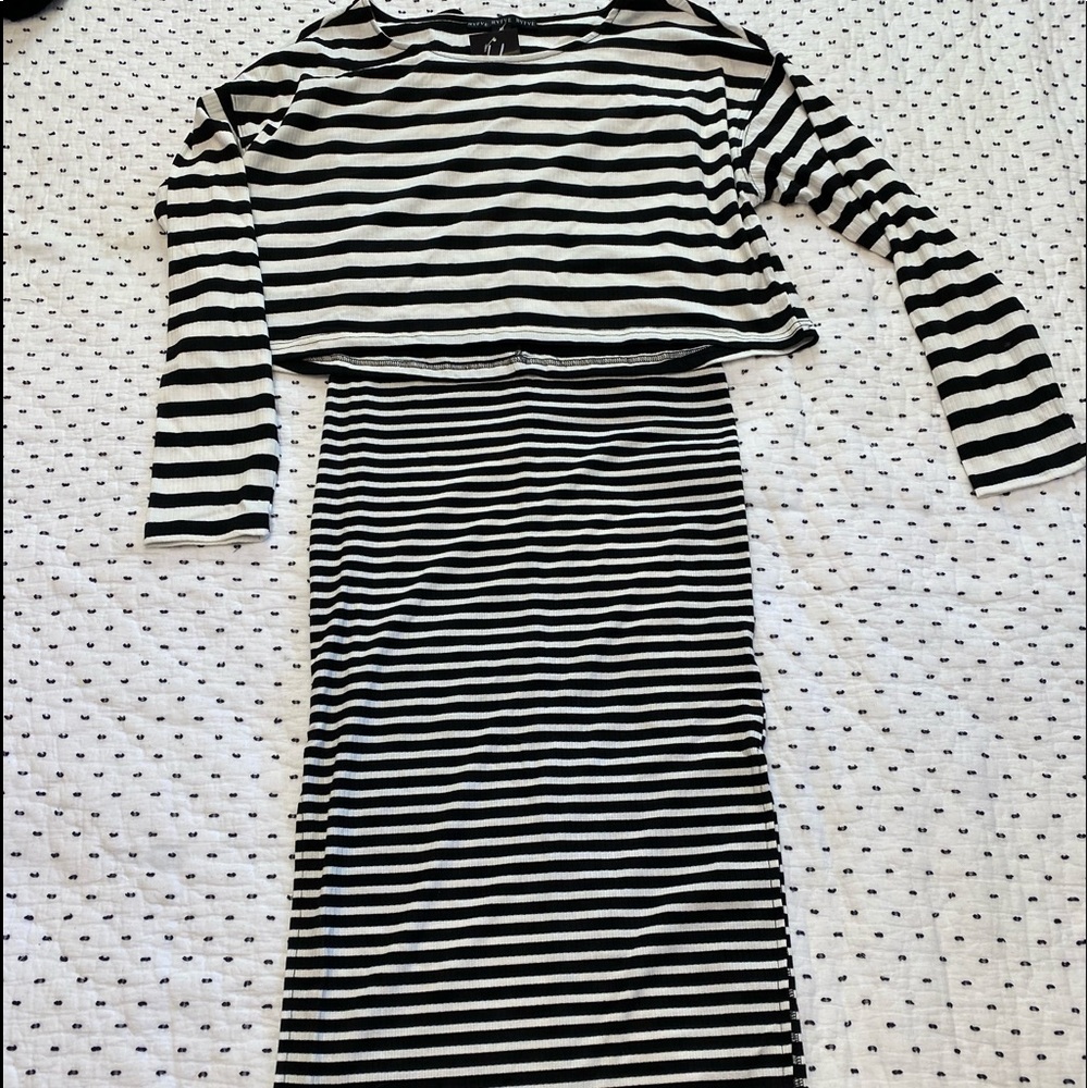 Dressed in LaLa striped dress set